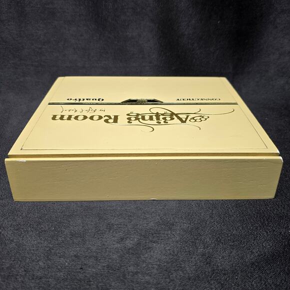 Aging Room Quattro Connecticut Empty Wood Cigar Box 8" x 9" x 2" - Picture 4 of 11